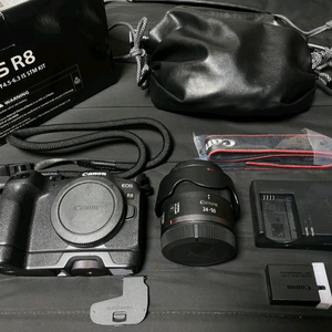 캐논 EOS R8 24-50mm 렌즈 풀박스 이미지
