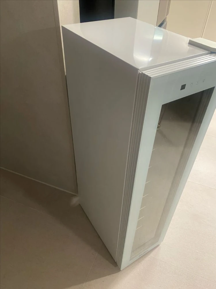 엘바 슬림 와인셀러 와인냉장고 EW60W18 18병 화이트 이미지
