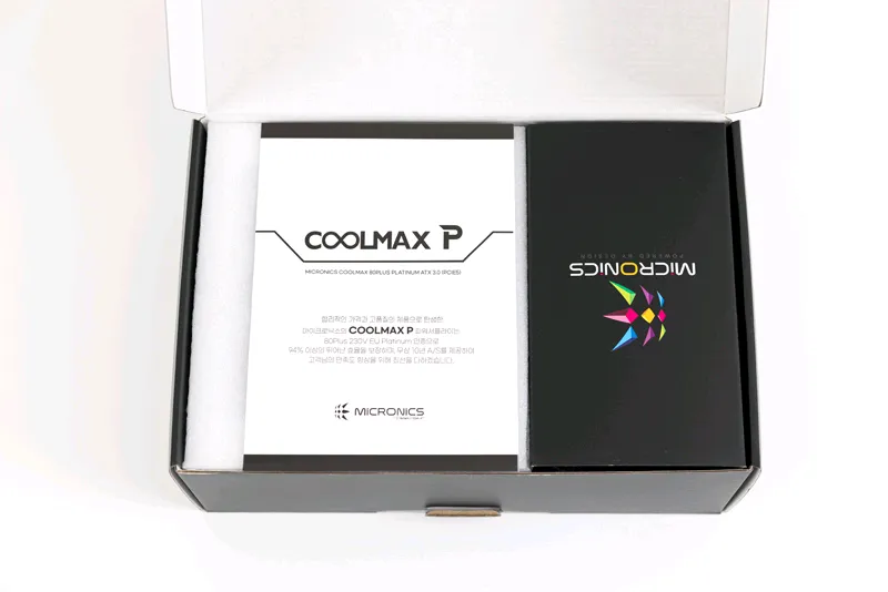 마이크로닉스 쿨맥스 플래티넘 850W 파워 판매합니다. 이미지