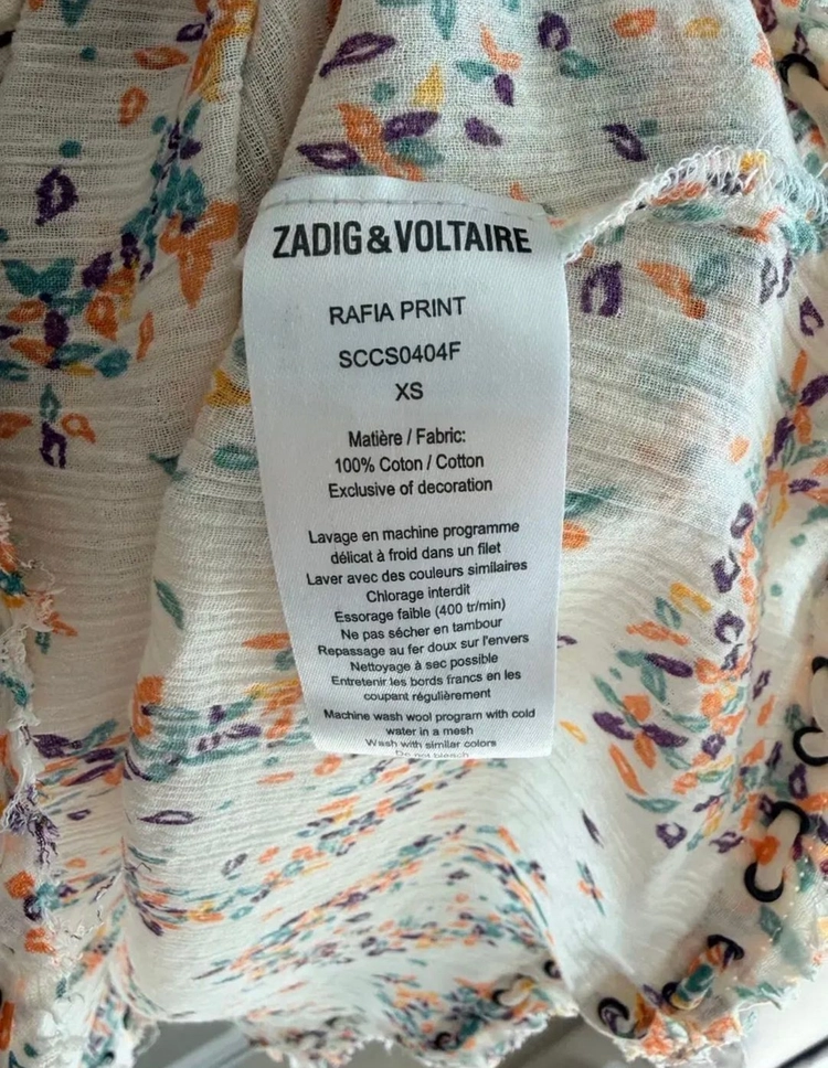 Zadig & Voltaire 플라워 코튼 원피스 이미지