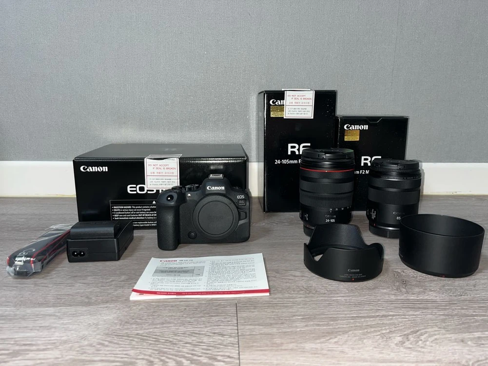 R6m2 & Rf24-105 f4 & Rf85 f2 팔거나 a7m5교환 받습니다 - 안심되는 중고거래