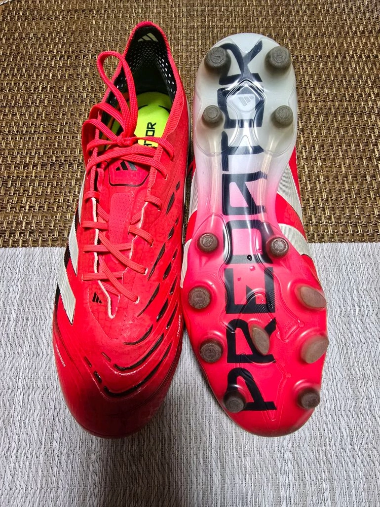 축구화 아디다스 프레데터 엘리트 축구화 퓨어빅토리팩 사이즈 260 아디다스 프레데터 엘리트 AG 축구화 이미지