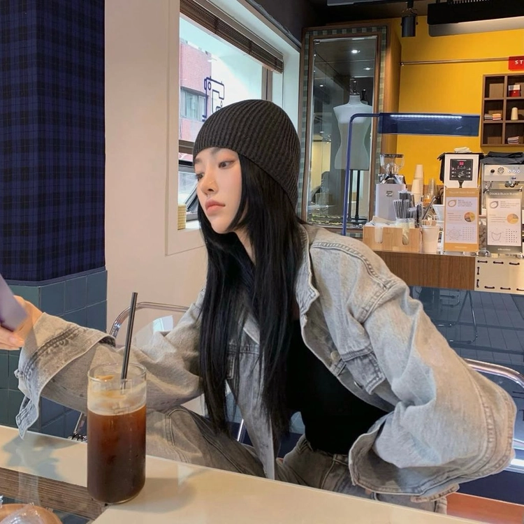 *당일발송* 페일제이드 크롭데님자켓 그레이데님 파인체리 이미지