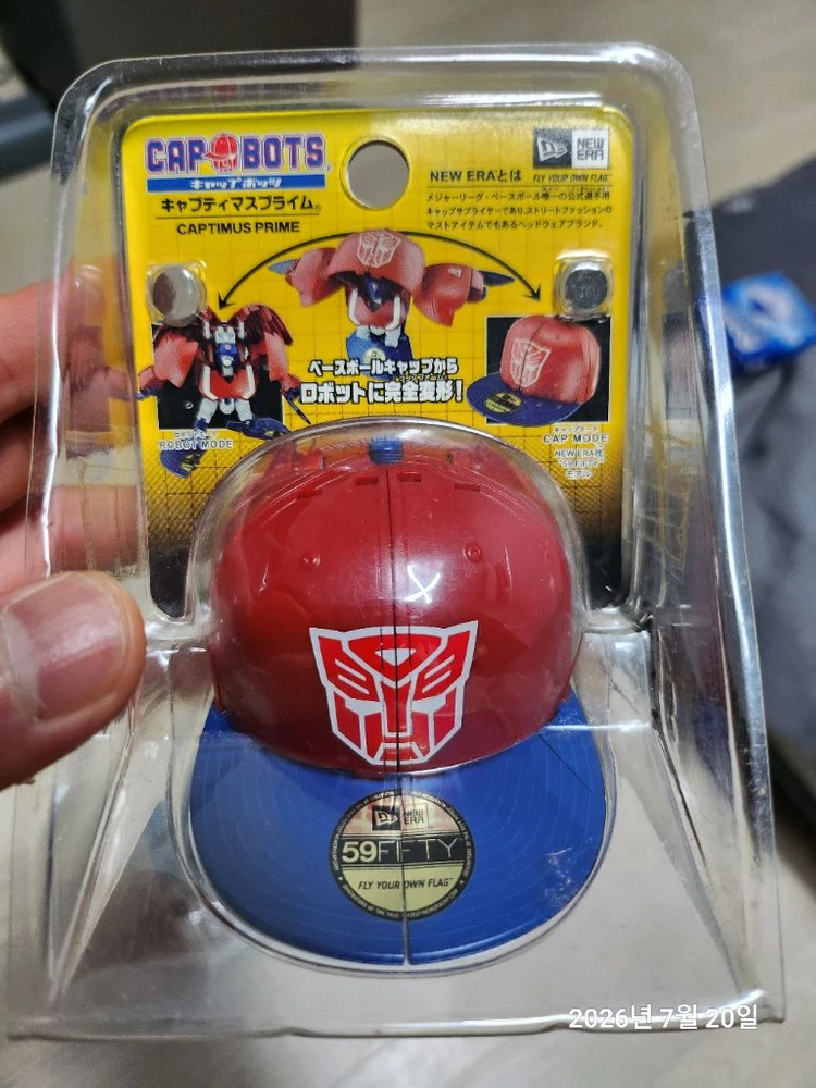 타카라 트랜스포머 New era 콜라보레이션 cap bots 2종 일괄 이미지