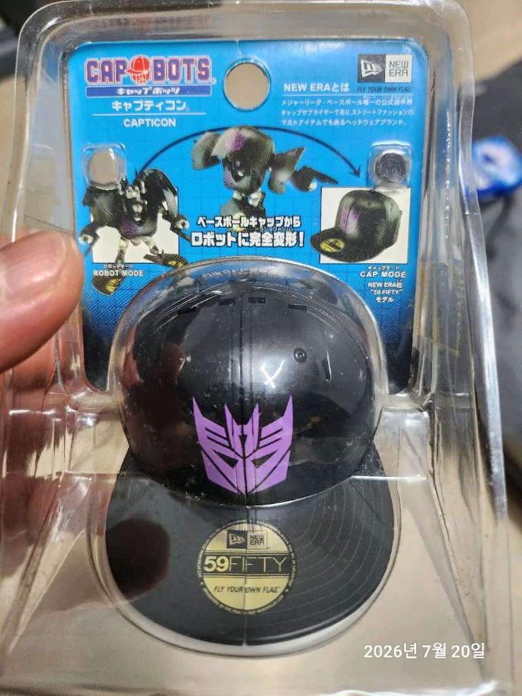 타카라 트랜스포머 New era 콜라보레이션 cap bots 2종 일괄 이미지