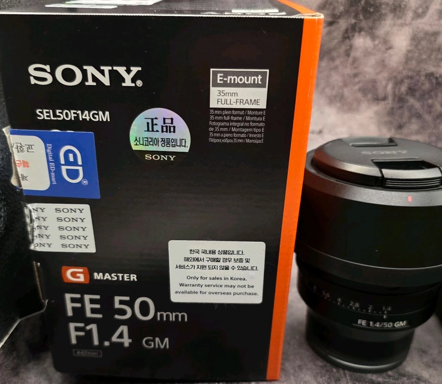 소니 FE 50mm F1.4 GM 렌즈 특S급 이미지