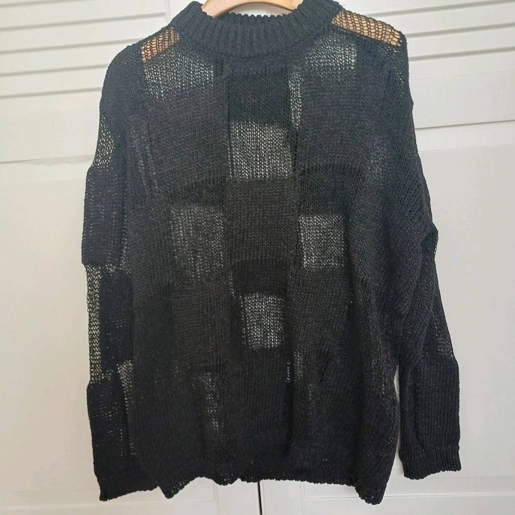 [THE OPEN PRODUCT] 더오픈프로젝트 체커보드 니트 1사이즈 이미지