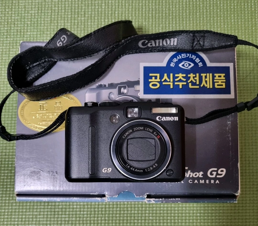 캐논 파워샷 G9 빈티지 디지털 카메라 팝니다. 이미지