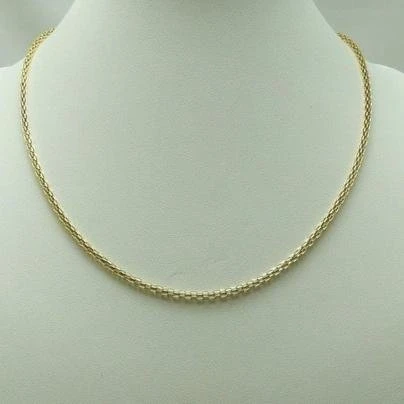 새 18K 금 골드 플레이트 42cm 목걸이 GP - 안심되는 중고거래