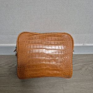 리얼악어백 인피니토 크로스백 꼬냑1등급엘리게이터무광 이미지