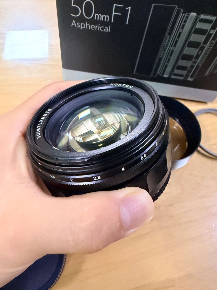 보이그랜더 50mm f1.0 VM 이미지