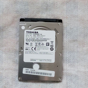 노트북 하드 도시바 HDD 1TB 2.5인치 슬림 이미지