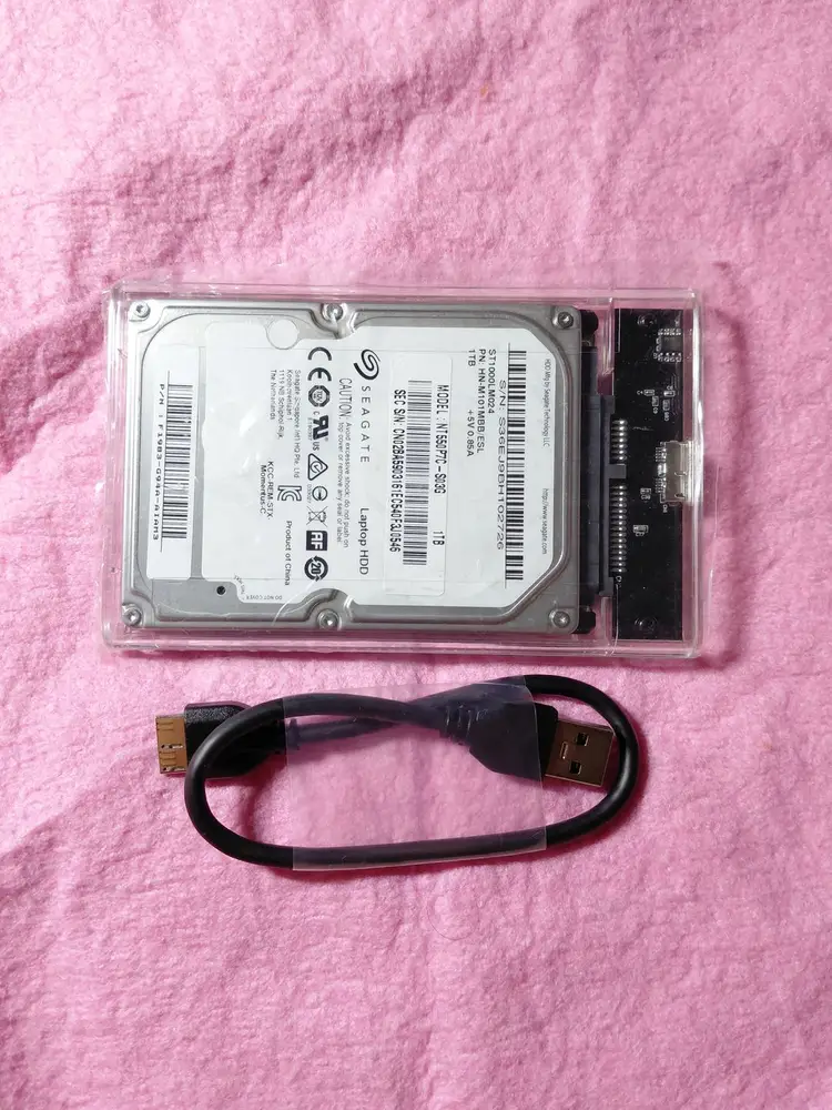 외장하드 씨게이트 HDD 1TB USB3.0 1707시간 이미지