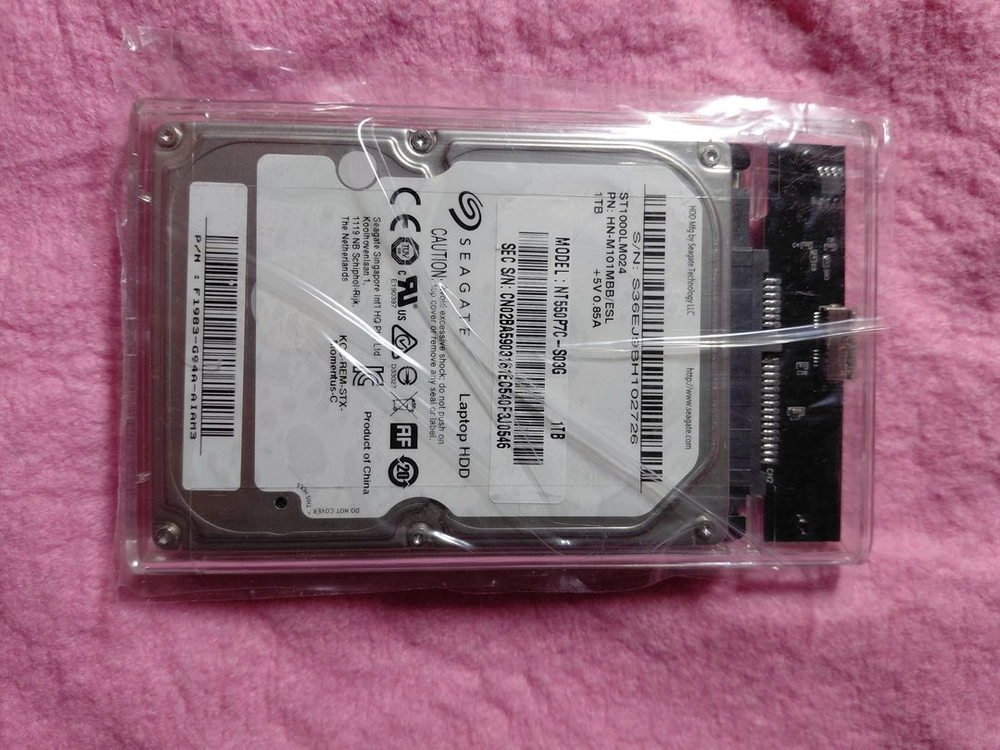 외장하드 씨게이트 HDD 1TB USB3.0 1707시간 이미지