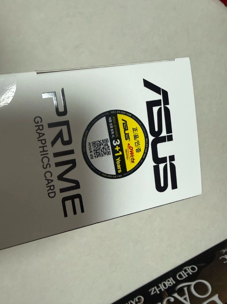 미개봉 아수스 ASUS PRIME 지포스 RTX 5070 Ti OC D7 16GB 대원씨티에스 그래픽카드 급처 이미지