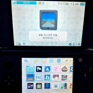 닌텐도 new 3ds xl 뉴큰다수 블루 네이비 64gb 이미지