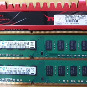 데탑용 메모리 RAM PC3 DDR3 2GBX3 이미지