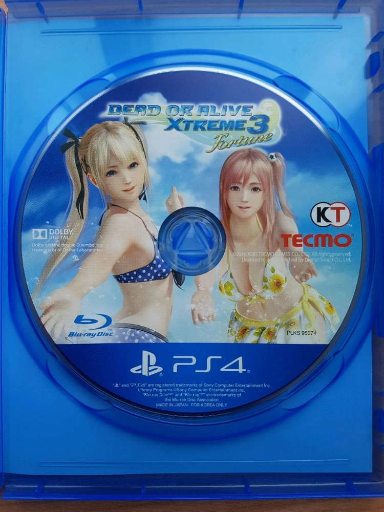 PS4 플스4 타이틀 데드오어 얼라이브 익스트림3 포츈 이미지