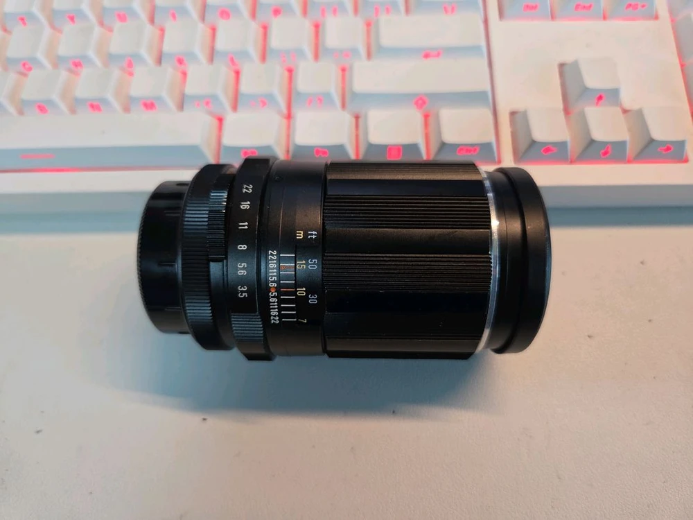 슈퍼 타쿠마 135mm f3.5 M42 마운트 렌즈 이미지