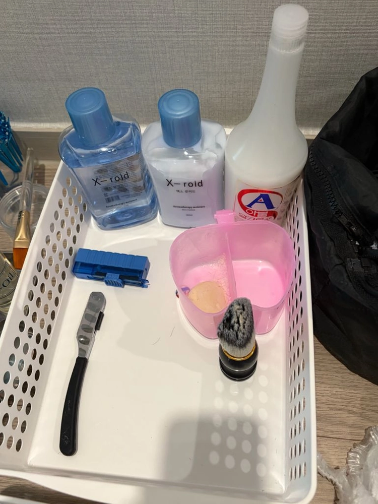 미용실 장비 세트 이미지
