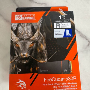 !박스미개봉 씨게이트 파이어쿠다 530R 1TB SSD (방열판 포함) 이미지
