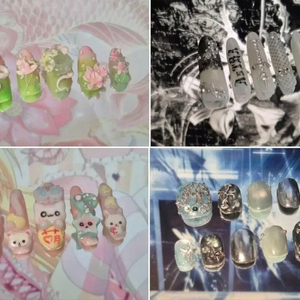 수제 네일팁 이미지