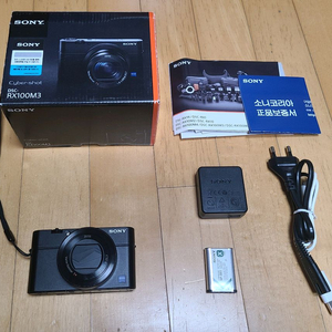 소니 RX100M3 카메라 (박스 포함)