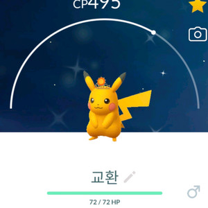 포켓몬고 피카츄 이로치 (한정판) 이미지