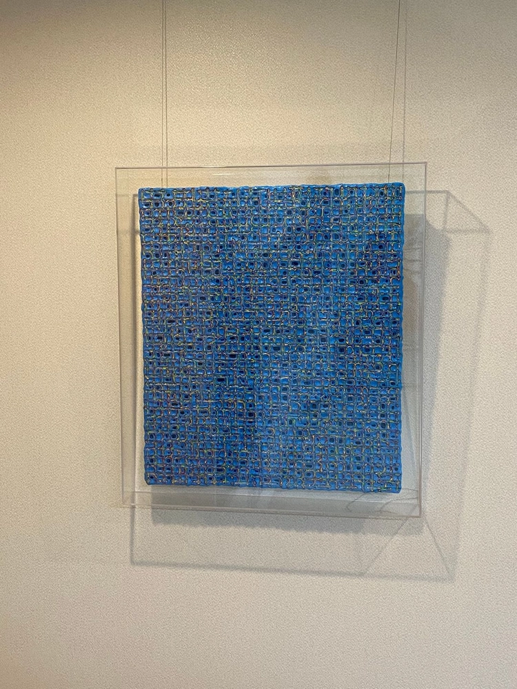 김태호 작가님 원화 10호 블루 색상 22년도 작품 이미지