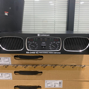 MUSIKELEMENT MA2400V2 프로페셔널 파워 앰프 2옴 1200w*1200w 이미지