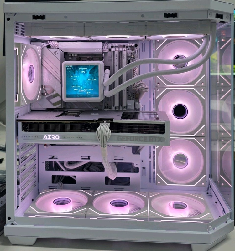 9800x3d, 5080 화이트 튜닝pc팝니다 이미지