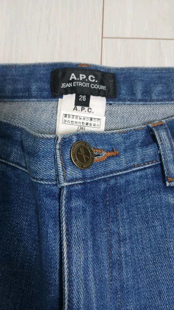 A.P.C. 아페쎄 JEAN 청바지 26(새상품급) 이미지
