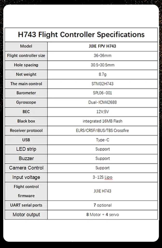 FPV드론 FC+ESC Dakefpv F743 55A 스택 이미지