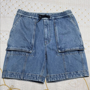 juun.j 샘플 카고 워싱 데님 반바지 이미지