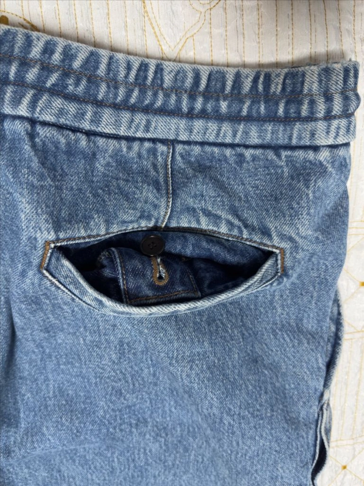 juun.j 샘플 카고 워싱 데님 반바지 이미지