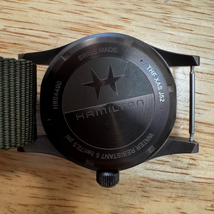해밀턴 [카키필드] 38mm 메카니컬 밀리터리 필드워치 (S급) 이미지