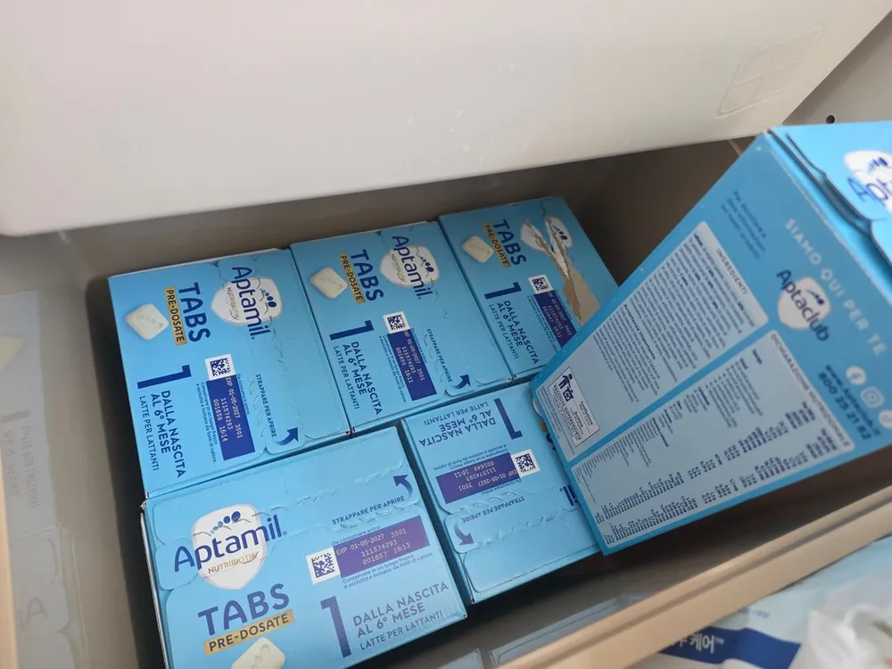 1단계 분유 태블릿 이미지