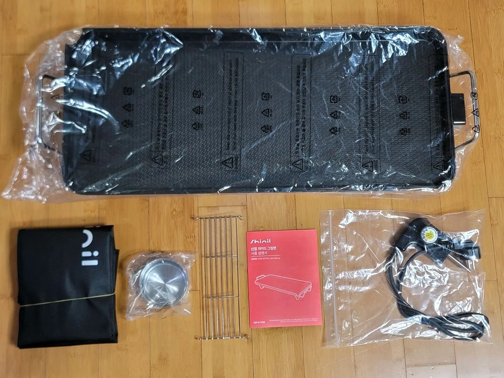 신일 특대형 와이드 그릴팬 새상품 이미지
