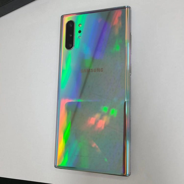 갤럭시노트10플러스 실버 256GB U+ 무잔상 중고폰 213882 이미지