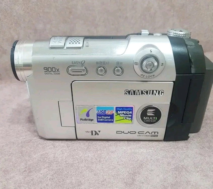 삼성 미니DV 듀오캠 VM-F7400 캠코더 판매합니다. - 안심되는 중고거래