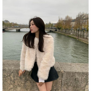 온드민 베어 퍼 자켓 새상품 Bear fur jacket 이미지