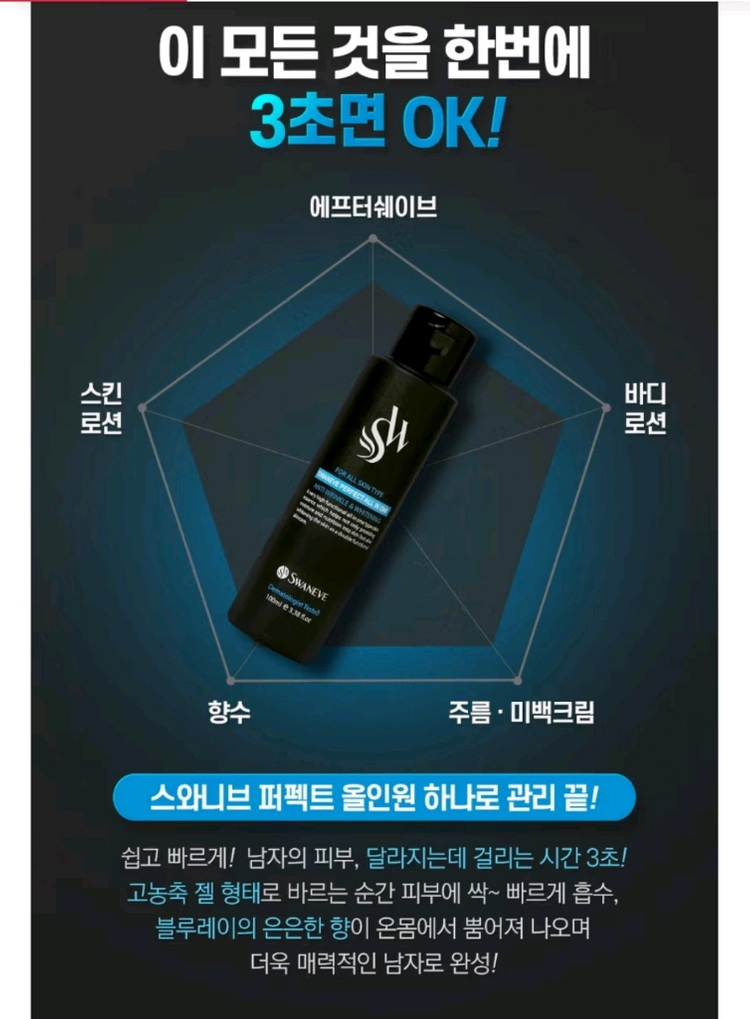 (남성화장품) 퍼펙트 올인원 2종한세트 미개봉새제품 이미지