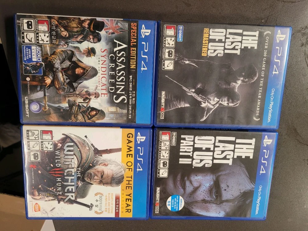 ps4 게임 팔아요. 명작들도 많아요. 사가세요. 이미지
