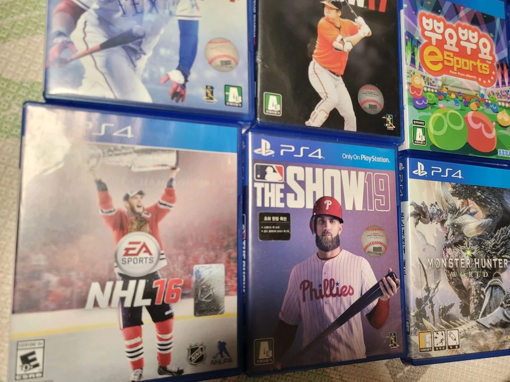 ps4 게임 팔아요. 명작들도 많아요. 사가세요. 이미지