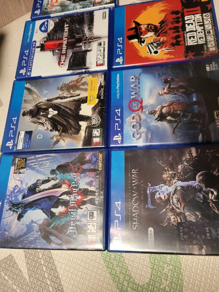 ps4 게임 팔아요. 명작들도 많아요. 사가세요. 이미지