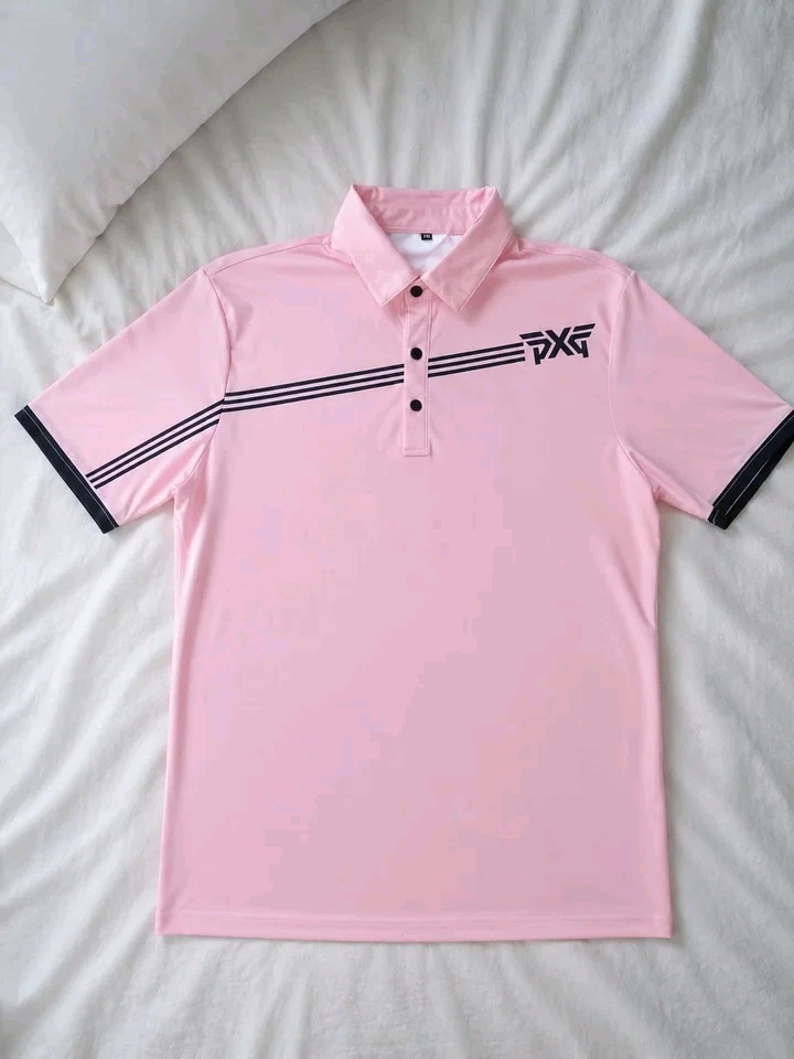 PXG 골프 카라 반팔티 핑크 XXL (110 추천) 이미지