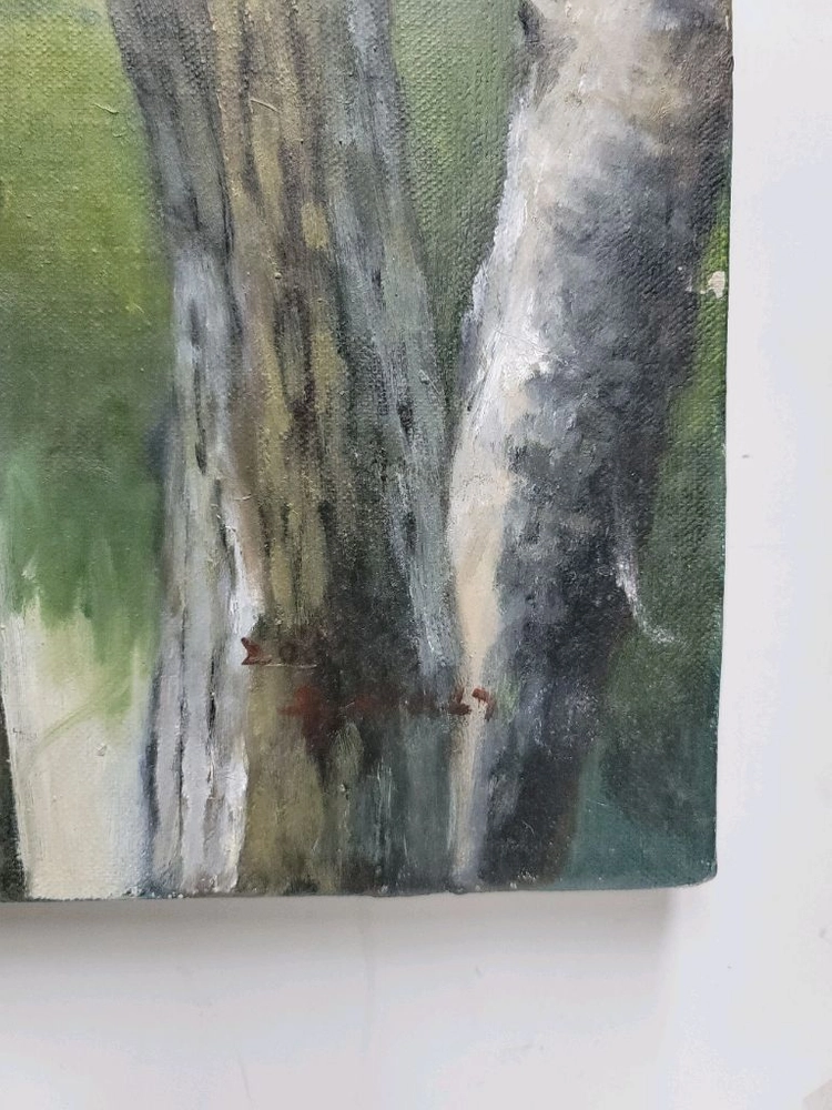 유화그림 30호 나무들 이미지