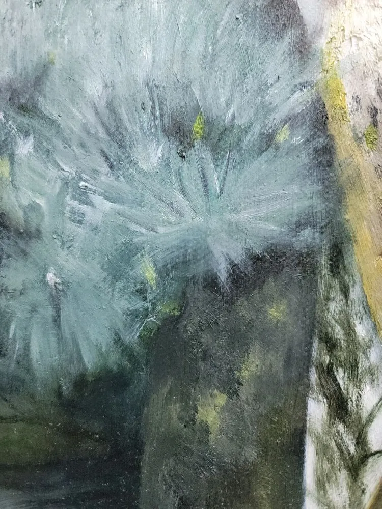 유화그림 30호 나무들 이미지