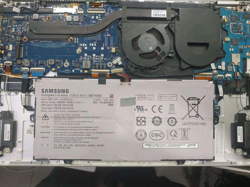 삼성 노트북 NT950QCT 부품용 판매합니다(전원무) 이미지