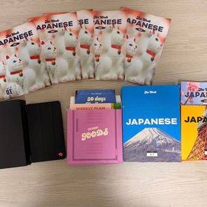 뇌새김 일본어 학습 교재 세트 + 태블릿 (중국어, 영어,일본어 포함) 이미지